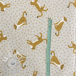 Tissu déco Linenlook Leopard Journey