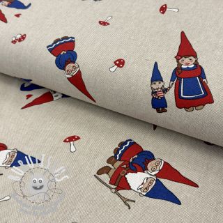 Tissu déco Linenlook Gnome Family