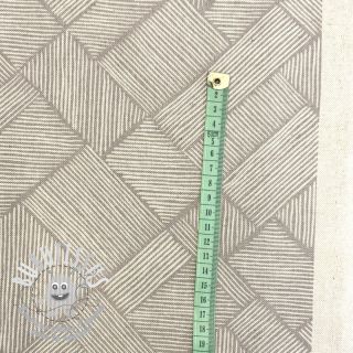Tissu déco Linenlook Line Diagonal Patchwork linen