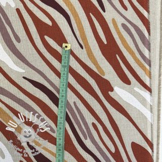 Tissu déco Linenlook Zebra Mix