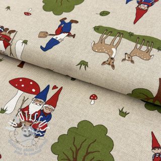 Tissu déco Linenlook Gnome Forest