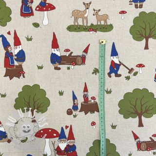 Tissu déco Linenlook Gnome Forest