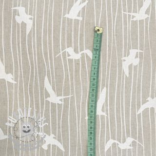 Tissu déco Linenlook Iconic Seagull Stripe linen