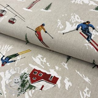 Tissu déco Linenlook Skier