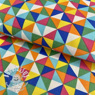 Tissu déco premium Diamond triangle multicolour