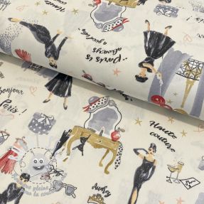 Tissu déco premium Fashion Audrey style