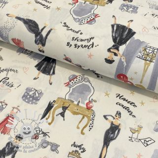 Tissu déco premium Fashion Audrey style