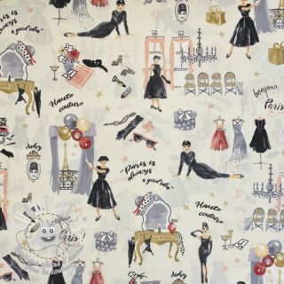 Tissu déco premium Fashion Audrey style