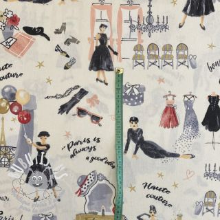 Tissu déco premium Fashion Audrey style