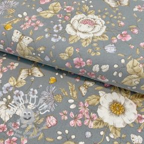 Tissu déco premium Butterfly flower garden