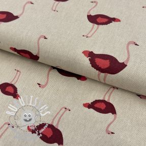 Tissu déco Linenlook Ostrich