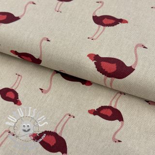 Tissu déco Linenlook Ostrich