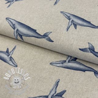 Tissu déco Linenlook Sperm whale