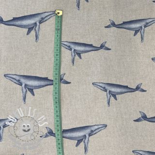 Tissu déco Linenlook Sperm whale