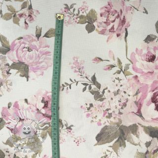 Tissu déco premium Classic Painted Rose Tissu de nappe