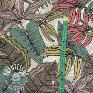 Tissu déco premium Tropical flora