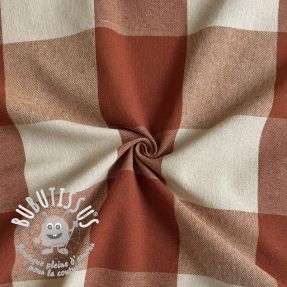 Tissu déco BIG Celestine terracotta