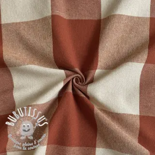 Tissu déco BIG Celestine terracotta