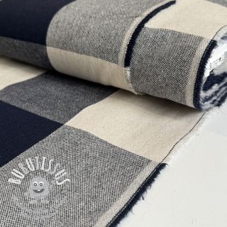 Tissu déco BIG Celestine indigo