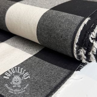 Tissu déco BIG Celestine noir