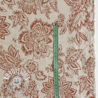 Tissu déco Ceylan terracotta