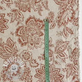 Tissu déco Ceylan terracotta