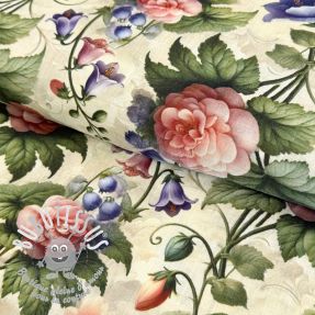 Viscose lin Casia design D digital print