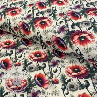 Viscose lin Liana design C digital print