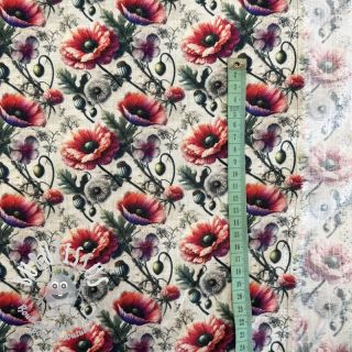 Viscose lin Liana design C digital print