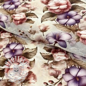 Viscose lin Casia design C digital print