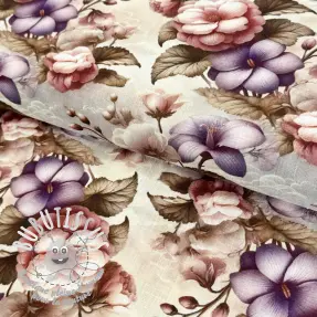 Viscose lin Casia design C digital print