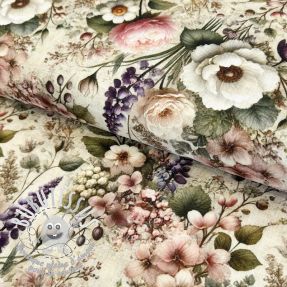 Viscose lin Casia design F digital print