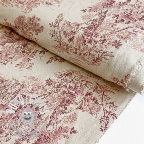 Tissu déco Gabrielle rouge