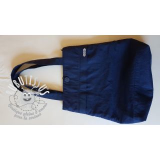 Lin lavé navy