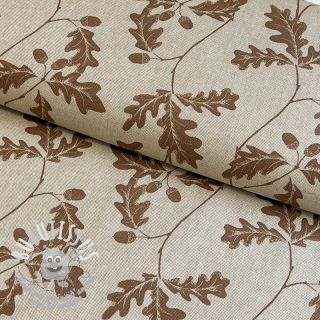 Tissu déco Linenlook Oak Tree Leaf
