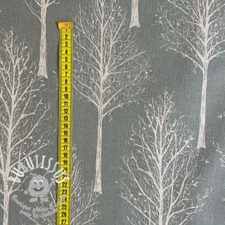 Tissu déco Linenlook Forest Tree Silhouette soft green