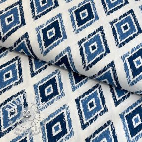 Tissu déco premium Rhombus navy