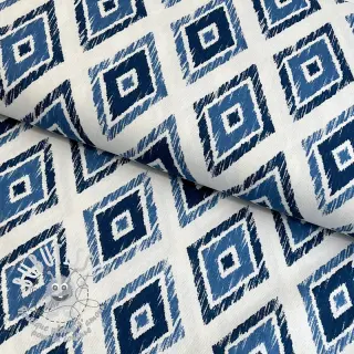 Tissu déco premium Rhombus navy