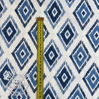 Tissu déco premium Rhombus navy