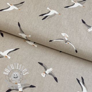 Tissu déco Linenlook Seagull Flying