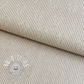 Tissu déco Linenlook Iconic Anchor Stripe linen