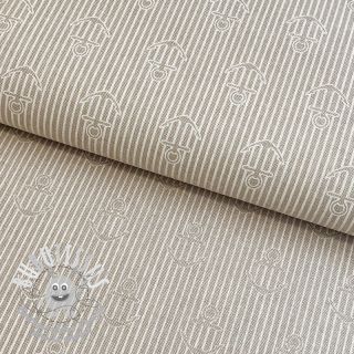 Tissu déco Linenlook Iconic Anchor Stripe linen