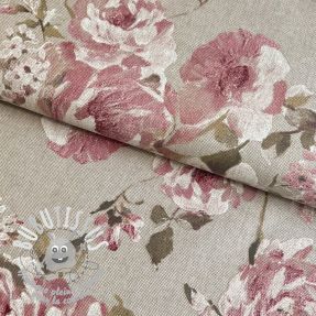 Tissu déco Linenlook Classic Painted Rose