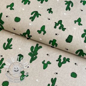 Tissu déco Linenlook Cactus