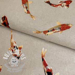Tissu déco Linenlook Koi carp