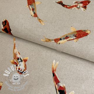 Tissu déco Linenlook Koi carp