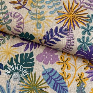 Tissu déco Linenlook Joyful Leaves