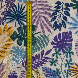 Tissu déco Linenlook Joyful Leaves