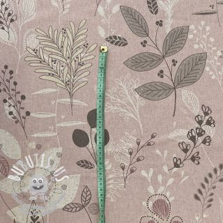 Tissu déco Linenlook Soft calming leaves
