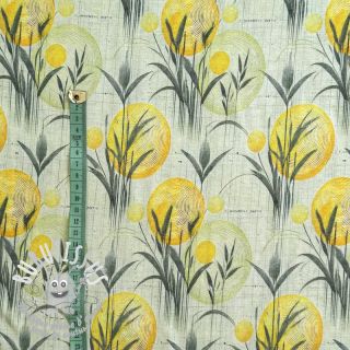 Jersey VISCOSE Enjoy The Silence lemon digital print
